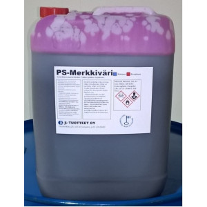 PS-merkkiväri punainen metanoli 10ltr